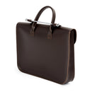 Oxford Traditional leather music case - Chocolate brown