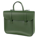 Oxford Traditional leather music case - Dark green