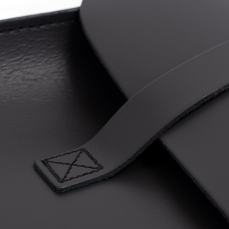 Oxford Traditional leather music case - Grey