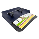 Oxford Traditional leather music case - Navy blue