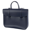 Oxford Traditional leather music case - Navy blue