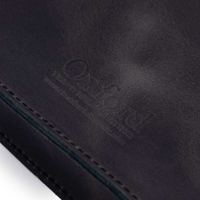 Oxford Traditional leather premium music case - Anthracite