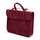 Oxford Traditional leather premium music case - Bordeaux