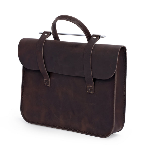 Oxford Traditional leather premium music case - Cacoa
