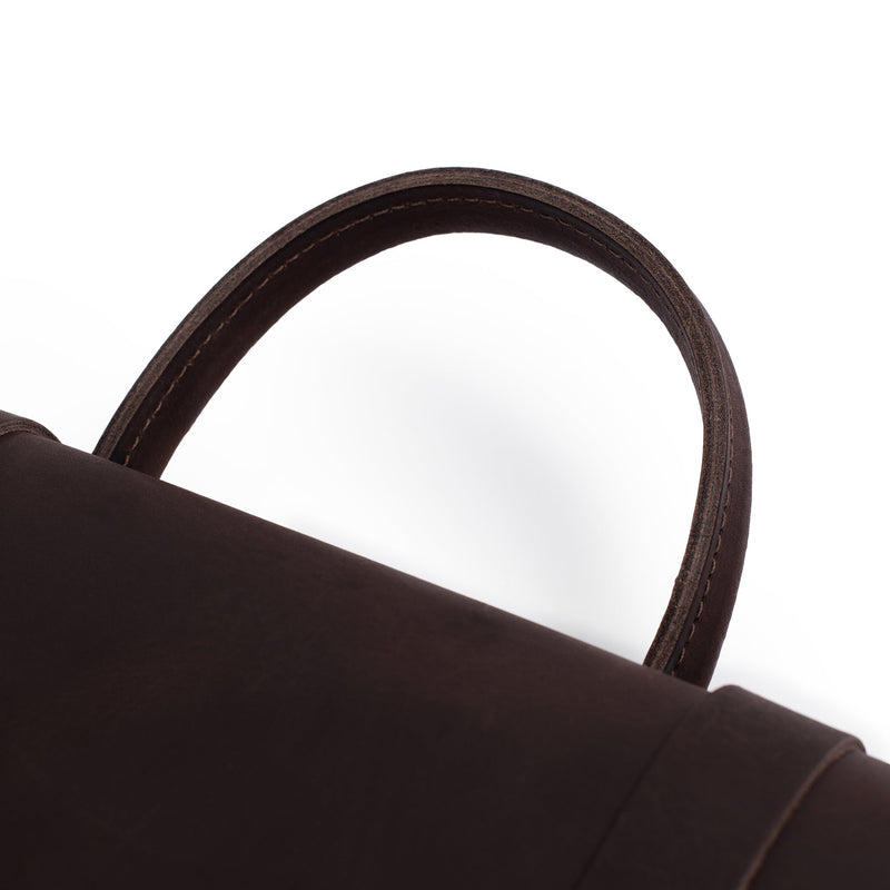 Oxford Traditional leather premium music case - Cacoa