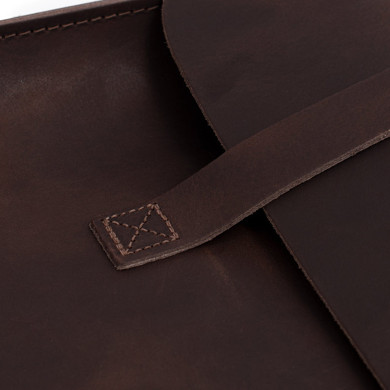 Oxford Traditional leather premium music case - Cacoa