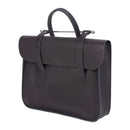 Oxford Traditional leather premium music case - Ebony black