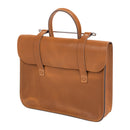 Oxford Traditional leather premium music case - Antique oak