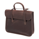 Oxford Traditional leather premium music case - Antique walnut