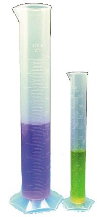 Measuring Cylinder, Polypropylene, 1Ltr (Pack of 5)