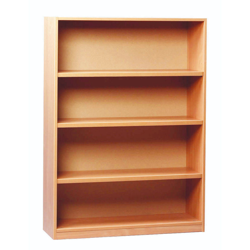 Monarch open bookcase with 1 fixed & 2 adjustable shelves
