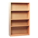 Monarch MEQ1500BC open bookcase with 1 fixed & 2 adjustable shelves