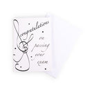 Greetings Card - Congratulations On Passing Your Exam