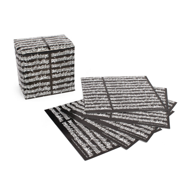 Bach manuscript gift wrapping paper - pack of 5 sheets