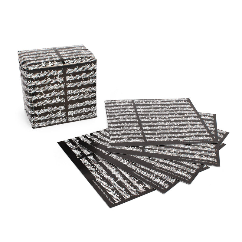 Bach manuscript gift wrapping paper - pack of 5 sheets