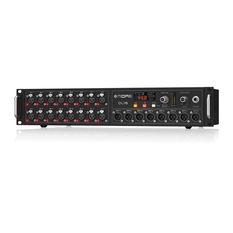 Midas DL16 stagebox - 16 inputs, 8 outputs