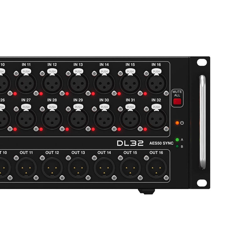 Midas DL32 stagebox - 32 inputs, 16 outputs
