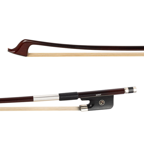 Sonix Student Sandalwood Double Bass Bow French Style 3/4 Size