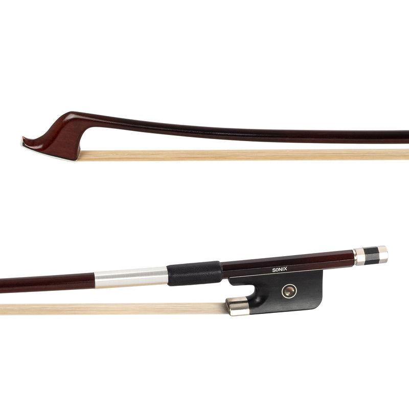 Sonix Student Sandalwood Double Bass Bow French Style 3/4 Size