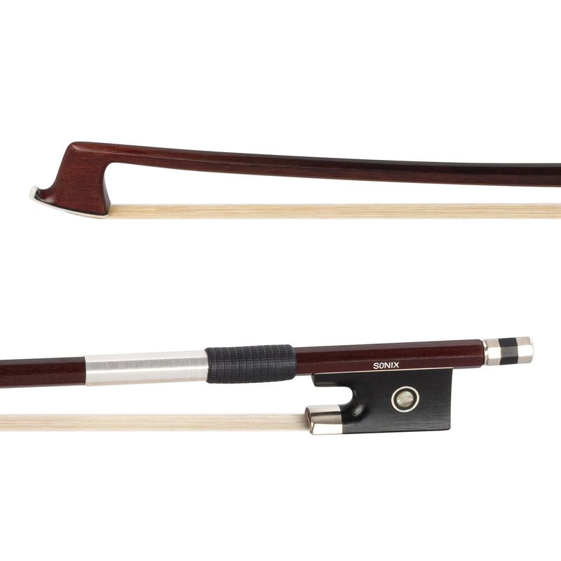 Sonix Student Sandalwood Violin Bow - 1/4 Quarter Size