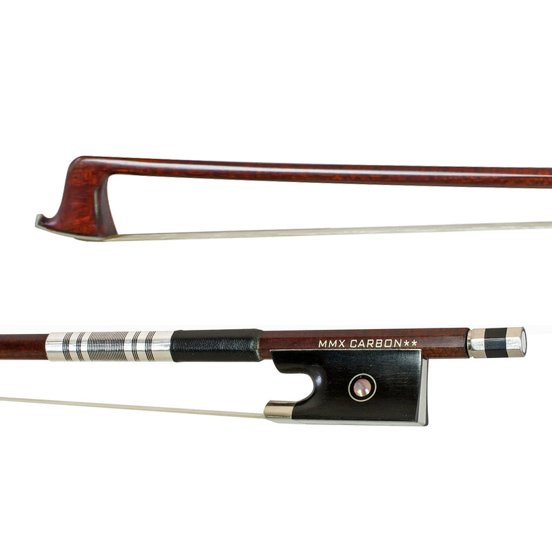 Mmx Carbon Composite ** 3/4 Violin Bow With Wood Veneer