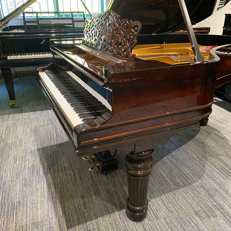 Restored Steinway Model A grand piano in polished rosewood