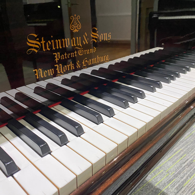 Restored Steinway Model A grand piano in polished rosewood
