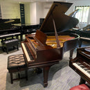 Restored Steinway Model O grand piano in satin rosewood