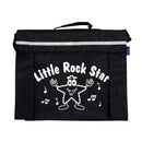 Primo music bag with 'Little rock star' design - Black