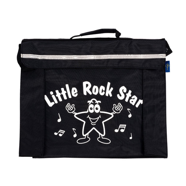 Primo music bag with 'Little rock star' design - Black