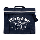 Primo music bag with 'Little rock star' design - Navy blue