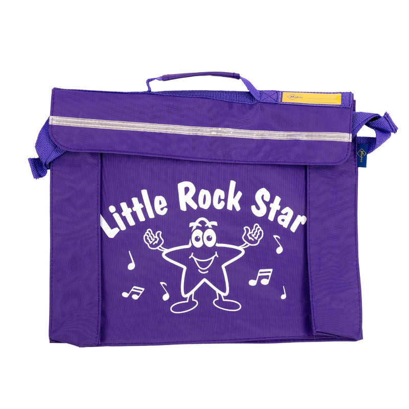 Primo music bag with 'Little rock star' design - Purple