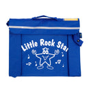 Primo music bag with 'Little rock star' design - Royal blue