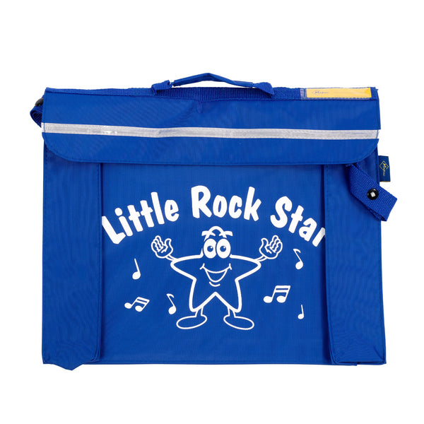 Primo music bag with 'Little rock star' design - Royal blue