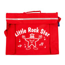 Primo music bag with 'Little rock star' design - Red
