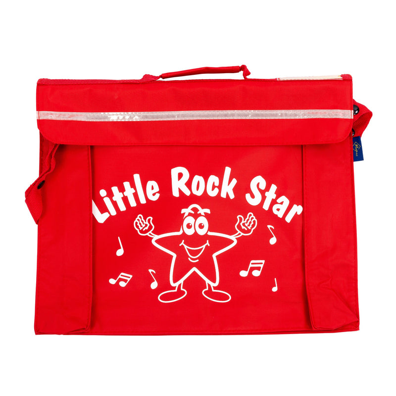 Primo music bag with 'Little rock star' design - Red