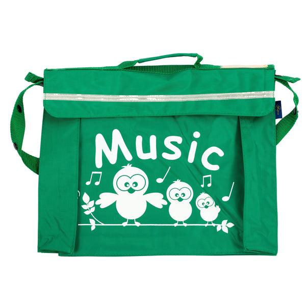 Primo music bag with 'Music' bird design - Light green