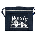 Primo music bag with 'Music' bird design - Navy blue