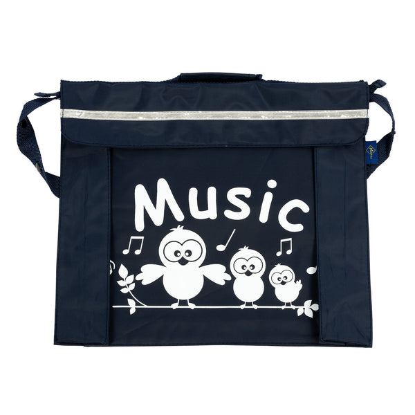 Primo music bag with 'Music' bird design - Navy blue