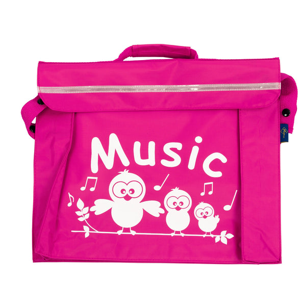 Primo music bag with 'Music' bird design - Pink