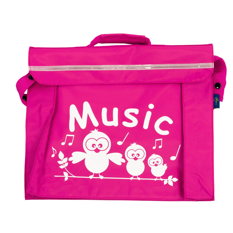 Primo music bag with 'Music' bird design - Pink
