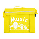 Primo music bag with 'Music' bird design - Yellow
