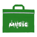 Duo music bag with musician design - Green