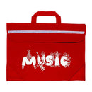 Duo music bag with musician design - Red