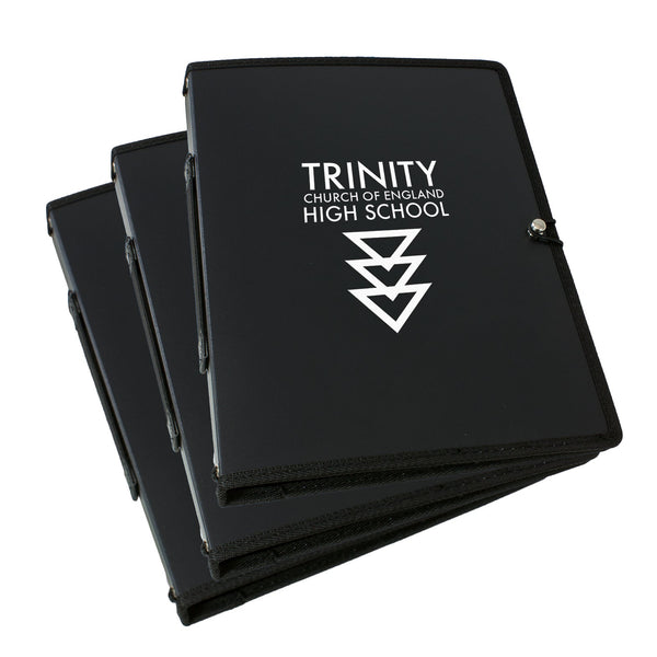 Choral music folder with custom print design - Black