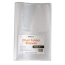 Pack Of 5 X Choir Folder Plastic Sleeves
