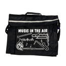 Primo music bag with 'Music in the air' design - Black