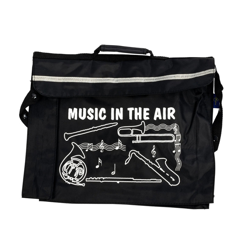 Primo music bag with 'Music in the air' design - Black