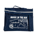 Primo music bag with 'Music in the air' design - Navy Blue