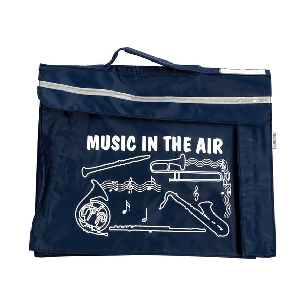 Primo music bag with 'Music in the air' design - Navy Blue